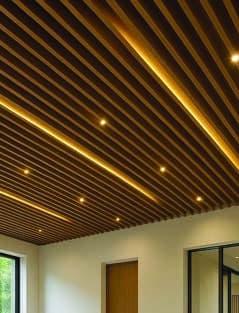 Baffle ceilings