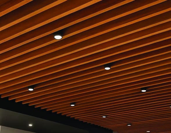 Baffle ceilings